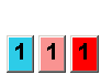      1 1 1 