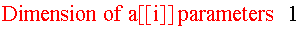 Dimension of a[[i]] parameters   1